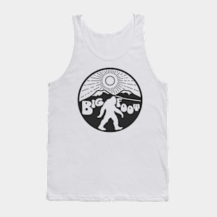 70s Bigfoot Sasquatch Shagadelic Mountains Tank Top